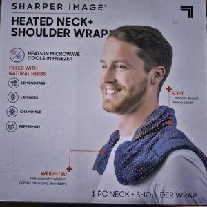 Sharper Image Blue Neck and Shoulder Wrap